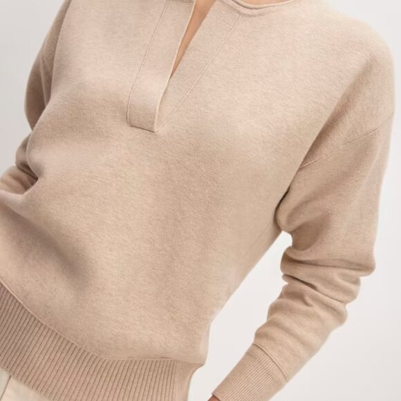 NWT Everlane Cotton-Merino Vintage Henley - Picture 2 of 11